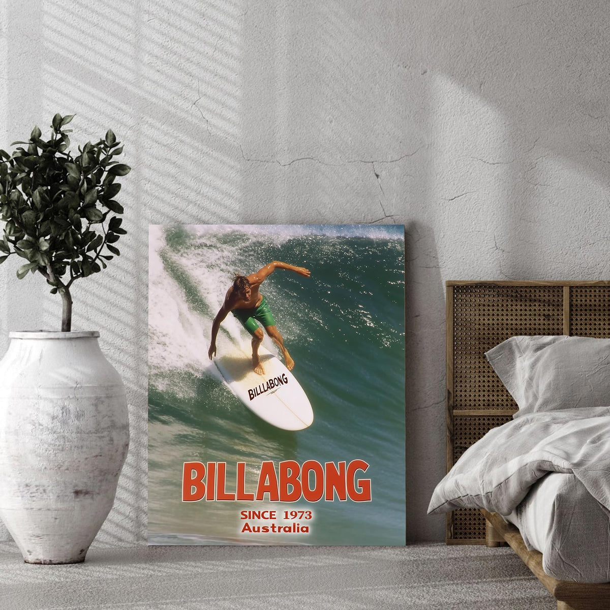 Vintage Surfing Poster Wall Art