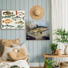 Freshwater Pike Fishing Wall Art