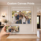 Custom Family Photo Canvas – Multi-Generation Portrait Wall Art