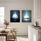 Mystical Lotus Water Wall Art