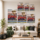 Spain Soccer Team Champions Canvas Wall Art – Trophy Celebration Print
