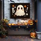 Cute Halloween Ghosts and Friends Wall Art