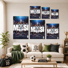 Argentina Team Entrance Canvas Wall Art – Soccer Tunnel Print