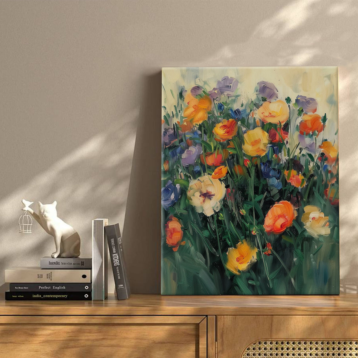 Colorful Wildflower Garden Wall Art