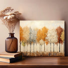 Modern Abstract Autumn Tree Landscape Painting Forest Wall Art