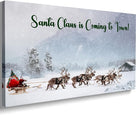 Santa Claus Sleigh and Reindeer