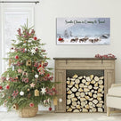 Santa Claus Sleigh and Reindeer