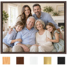 Personalized Family Canvas Print – Custom Family Photo Wall Art