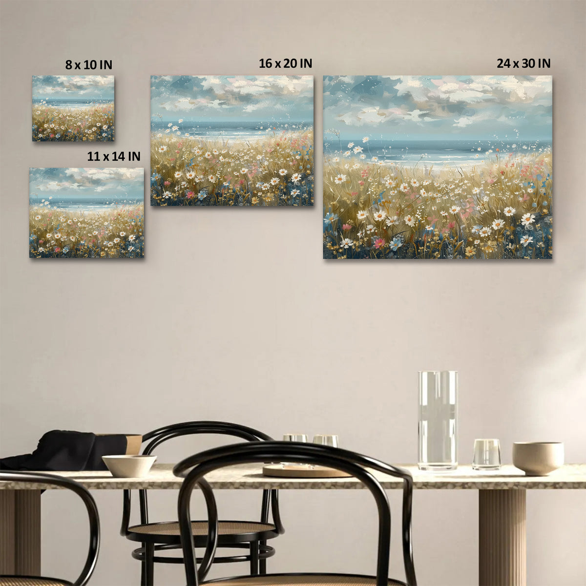Coastal Wildflower Meadow Wall Art