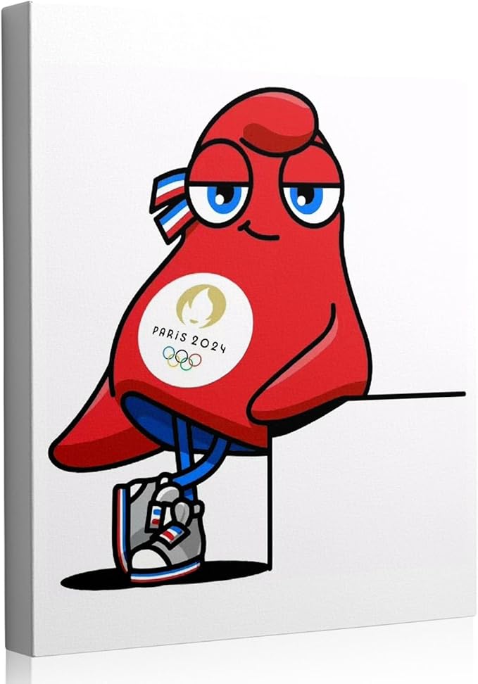 Olympic Mascot Photos on Canvas Picture