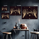 Spooky Skeleton Halloween Wall Art