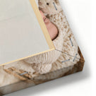 Custom Baby Photo Canvas Print – Personalized Newborn Portrait Wall Art