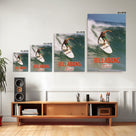 Vintage Surfing Poster Wall Art