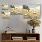 Shepherd and Sheep Pasture Wall Art