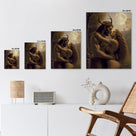 Mythical Lovers Painting Moonlit Romance Wall Art