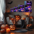 Dying to Relax Halloween Bathroom Wall Art