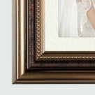 Classic Retro Picture Frame with MDF Wood Mat & Plexiglass Front 3 Colors Style 1