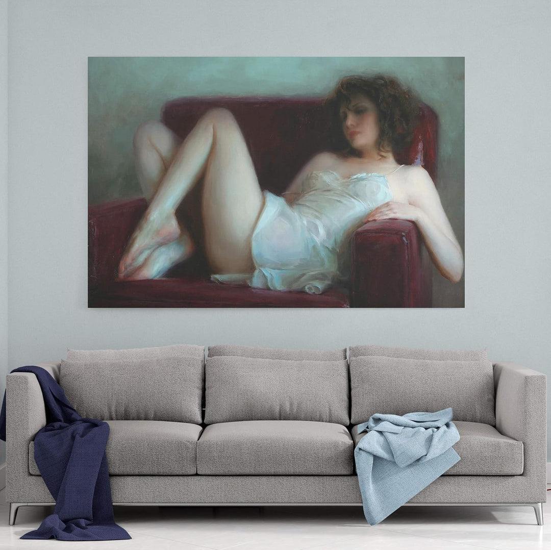 Sexy Woman Canvas Wall Art (style 10)