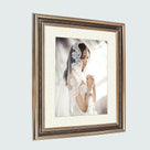 Classic Retro Picture Frame with MDF Wood Mat & Plexiglass Front 3 Colors Style 1