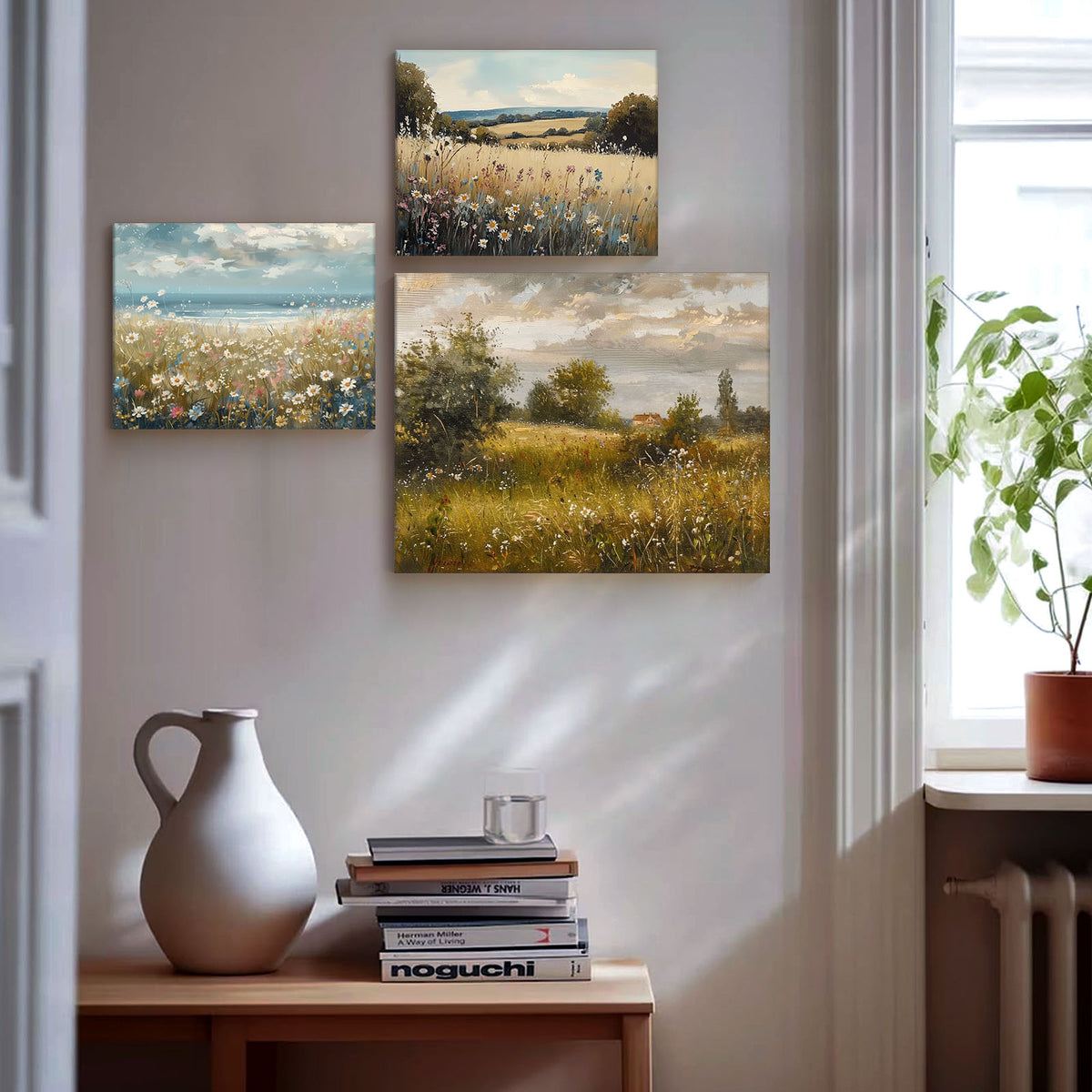 Coastal Wildflower Meadow Wall Art