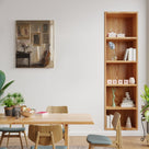 Vintage Violin and Gallery Moody Classical Interior Still Life Painting Wall Art