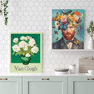 Van Gogh White Roses Wall Art