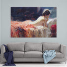Sexy Woman Canvas Wall Art (style 7)