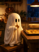 Little Ghosts & Candlelight Halloween Canvas Wall Art for Kids