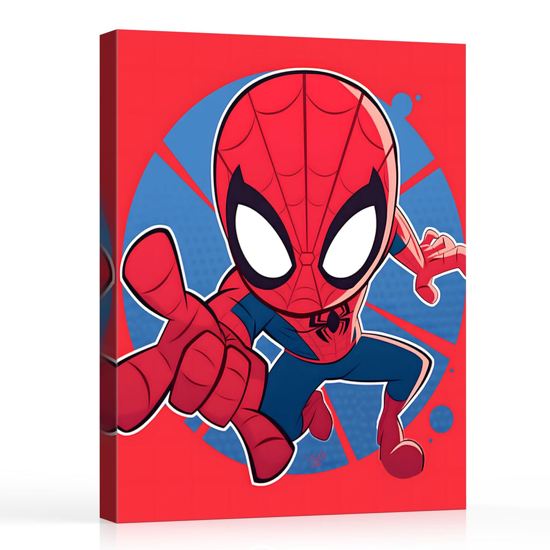 Nuova Spidey and His Amazing Friends Canvas Wall Art, Canvas Print Wall Decor for Living Room Bedroom Home Bathroom