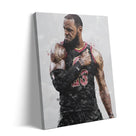 LeBron James Poster Prints NBA Star Sports Artwork Decoration Motivational Wall Decor for Gym Game Room Dorm Office Home Bedroom Living Room