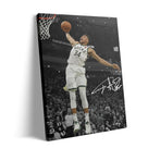 Giannis Antetokounmpo Dunk Print Poster for Bedroom Living Room Wall Decor, NBA Star Oil Painting Inspirational Sports Pictures Decoration