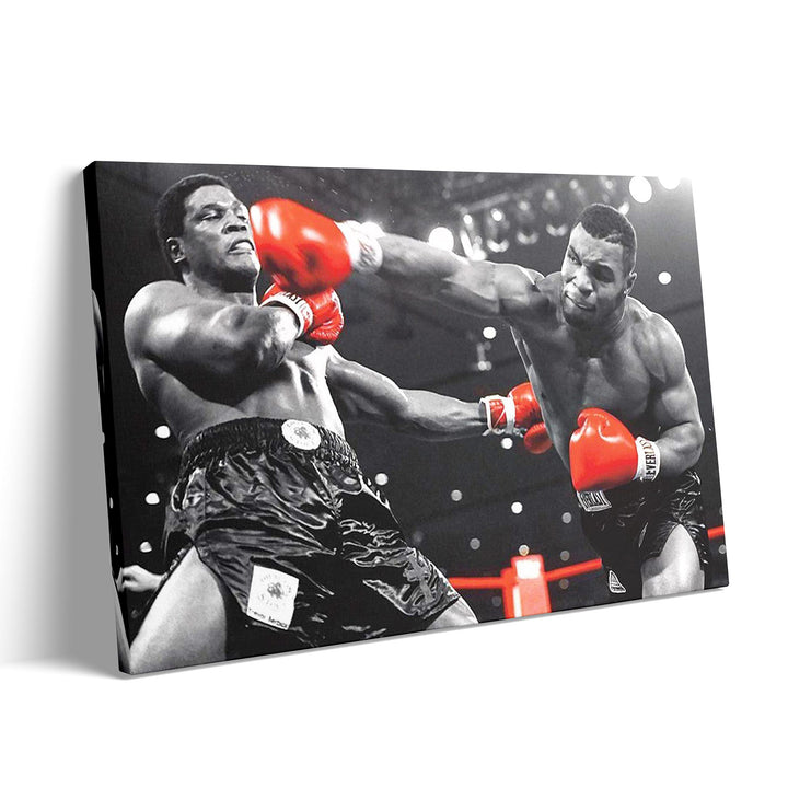 Mike Tyson Poster Autographed Wall Decor Mike Tyson Boxing-Ideal Gifts For Boys Men Christmas Father's Day, Birthday, Inspiring Wall Decoration Poster for Bathroom Bedroom Living Room