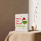 Christmas Canvas Wall Art Decor - “Maybe Christmas Means a Little Bit More” Holiday Quote Decor - 8x10 inch Whimsical Festive Wall Decoration for Room or Office - Premium Quality Canvas Print