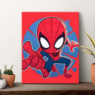 Nuova Spidey and His Amazing Friends Canvas Wall Art, Canvas Print Wall Decor for Living Room Bedroom Home Bathroom