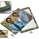Hysterical Framed Canvas Wall Art Bathroom Decor Step Brothers Movie Poster Funny Moment Print Legendary Comedy Duo Oil Painting Artwork for Bathroom Toilet Wall Home Decoration
