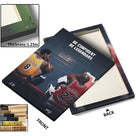 Kobe Bryant and Michael Jordan Canvas Wall Art – “Be Confident Be Legendary” Basketball Legends Duo Poster Print, Inspiring Sports Artwork for Home Office or Game Room Decoration