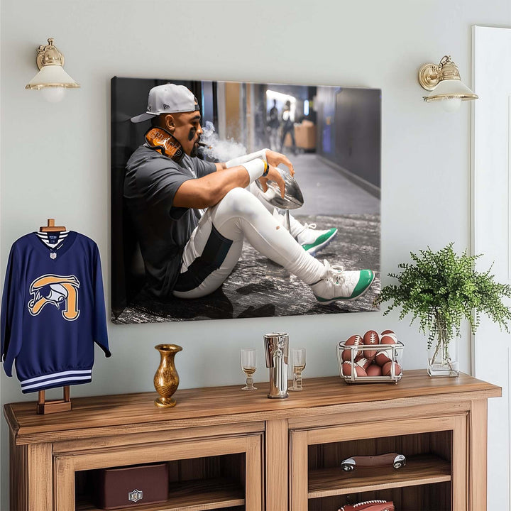 2025 Super Canvas Bowl Wall Art Champions Eagles Poster Print Philadelphia Hurts Painting Canvas Wall Decor Sports Stars Picture Modern Bedroom Living Room Home Decoration