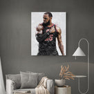 LeBron James Poster Prints NBA Star Sports Artwork Decoration Motivational Wall Decor for Gym Game Room Dorm Office Home Bedroom Living Room