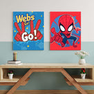 Nuova Spidey and His Amazing Friends Canvas Wall Art, Canvas Print Wall Decor for Living Room Bedroom Home Bathroom