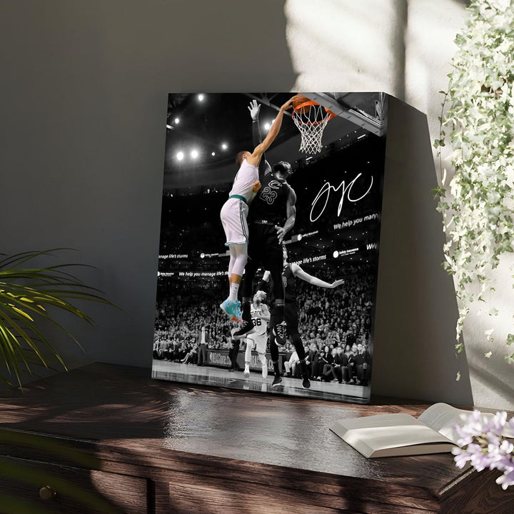 Jayson Tatum and James Poster Prints Sports Artwork Decoration Motivational NBA Game Wall Decor for Gym Dorm Office Home Bedroom Living Room