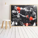Mike Tyson Poster Autographed Wall Decor Mike Tyson Boxing-Ideal Gifts For Boys Men Christmas Father's Day, Birthday, Inspiring Wall Decoration Poster for Bathroom Bedroom Living Room