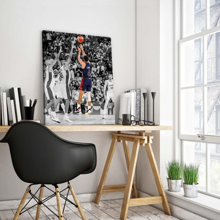 Stephen Curry Poster Prints NBA Star Sports Artwork Decoration Motivational Wall Decor for Gym Game Room Dorm Office Home Bedroom Living Room