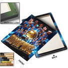 2025 NBA Finals Canvas Wall Art Decor Framed Painting - Oklahoma City Thunder Championship Team Poster Print, Golden Trophy Basketball Oil Painting, Sports Celebration Canvas Decor