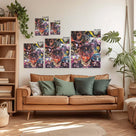 Juice Wrld Canvas Wall Art, Music Album Cover Poster Print, Rapper Singer Poster Framed Art, Retro graffiti Aesthetic Canvas Wall Art for Bedroom or Living Room Wall Decor