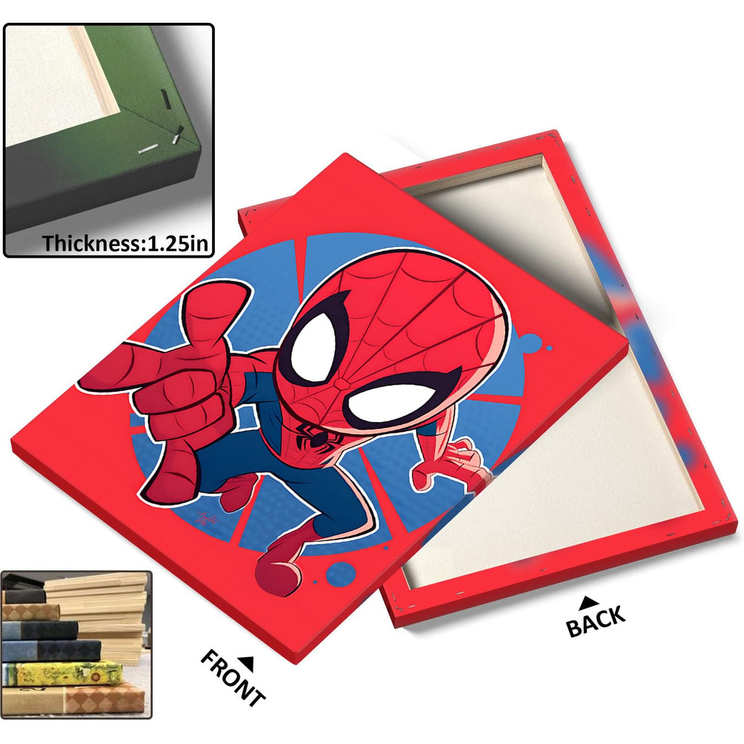 Nuova Spidey and His Amazing Friends Canvas Wall Art, Canvas Print Wall Decor for Living Room Bedroom Home Bathroom