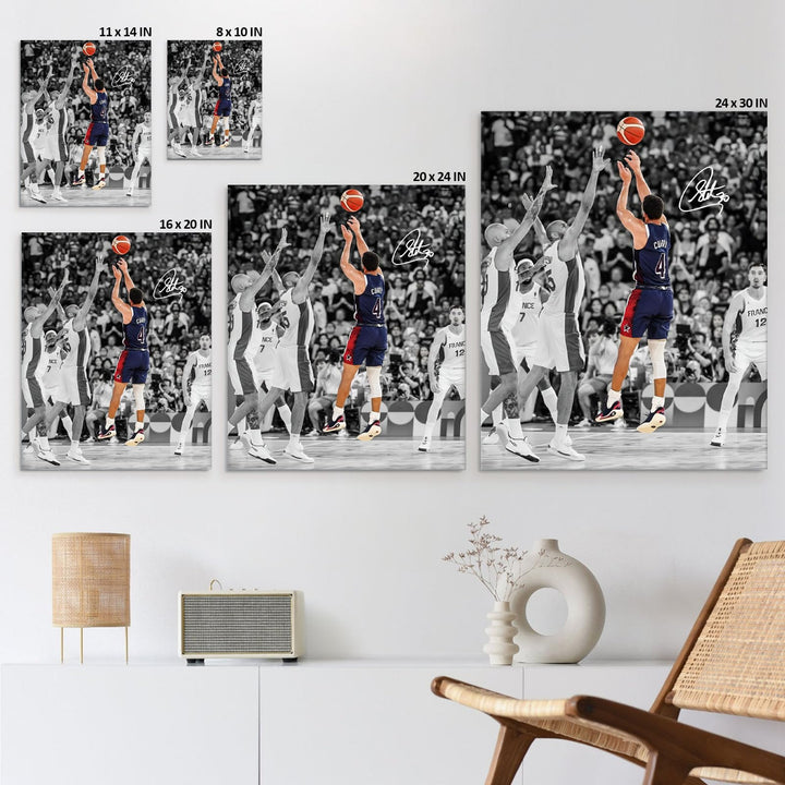 Stephen Curry Poster Prints NBA Star Sports Artwork Decoration Motivational Wall Decor for Gym Game Room Dorm Office Home Bedroom Living Room