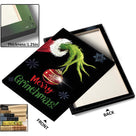 Christmas Movie Poster Print Wall Art, Funny Xmas Canvas Pictures Humorous Home Decorations, Merry Christmas Holiday Picture Painting Wall Decor for Bathroom Living Room Bedroom