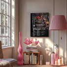 Juice WRLD Canvas Wall Art Death Race for Love Album Cover Poster, Intense Rap and Hip-Hop Inspired Prints Aesthetic for Bedroom Game Room Living Room Bar Studio Decor