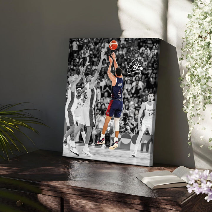 Stephen Curry Poster Prints NBA Star Sports Artwork Decoration Motivational Wall Decor for Gym Game Room Dorm Office Home Bedroom Living Room