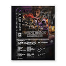 Juice WRLD Canvas Wall Art Death Race for Love Album Cover Poster, Intense Rap and Hip-Hop Inspired Prints Aesthetic for Bedroom Game Room Living Room Bar Studio Decor